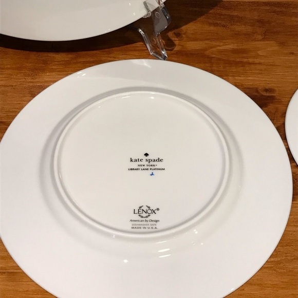 Kate Spade for Lenox Library Lane 3 Piece Place Setting China - Picture 5 of 9